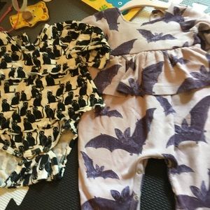 Kate Quinn fall/Halloween rompers. Size 3-6 months. All three for $25.